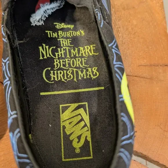 Vans Slide Nightmare Before Christmas OOGIE BOOGIE GlowInTheDark - Size 7/8.5 - Picture 7 of 10